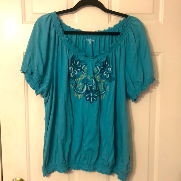 croft & barrow Tops - Croft & Barrow peasant top, size 2X.